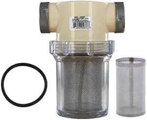 Hypro 3350-0060P Nylon Line Strainer with 1700-0057 Buna O-Ring and 3800-0041 Screen 50 Mesh (Bundle, 3 Items)