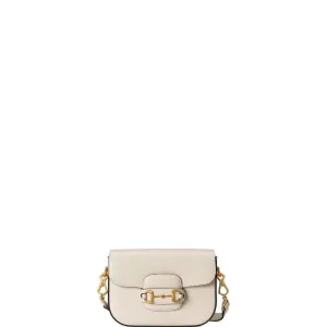 Impressive variety Shoulder 1955 Bag Horsebit White Milk On-demand assistance ESMEE -