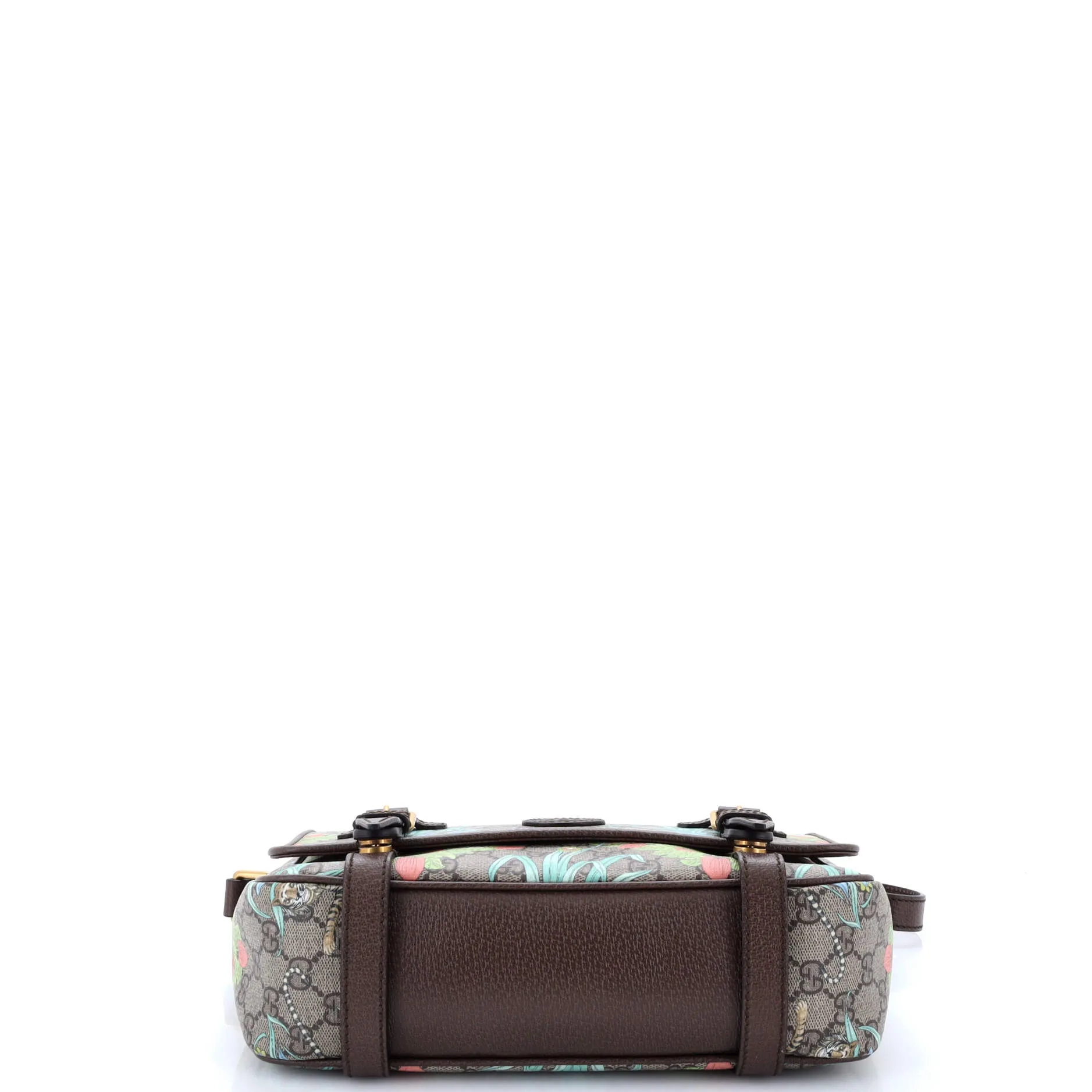Interlocking G Patch Messenger Bag Printed GG Coated Canvas Medium