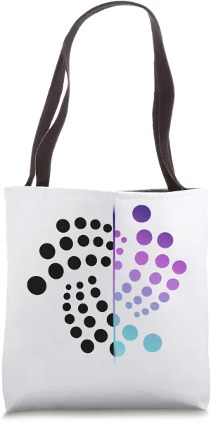 IOTA MIOTA Logo Image Cryptocurrency Tote Bag