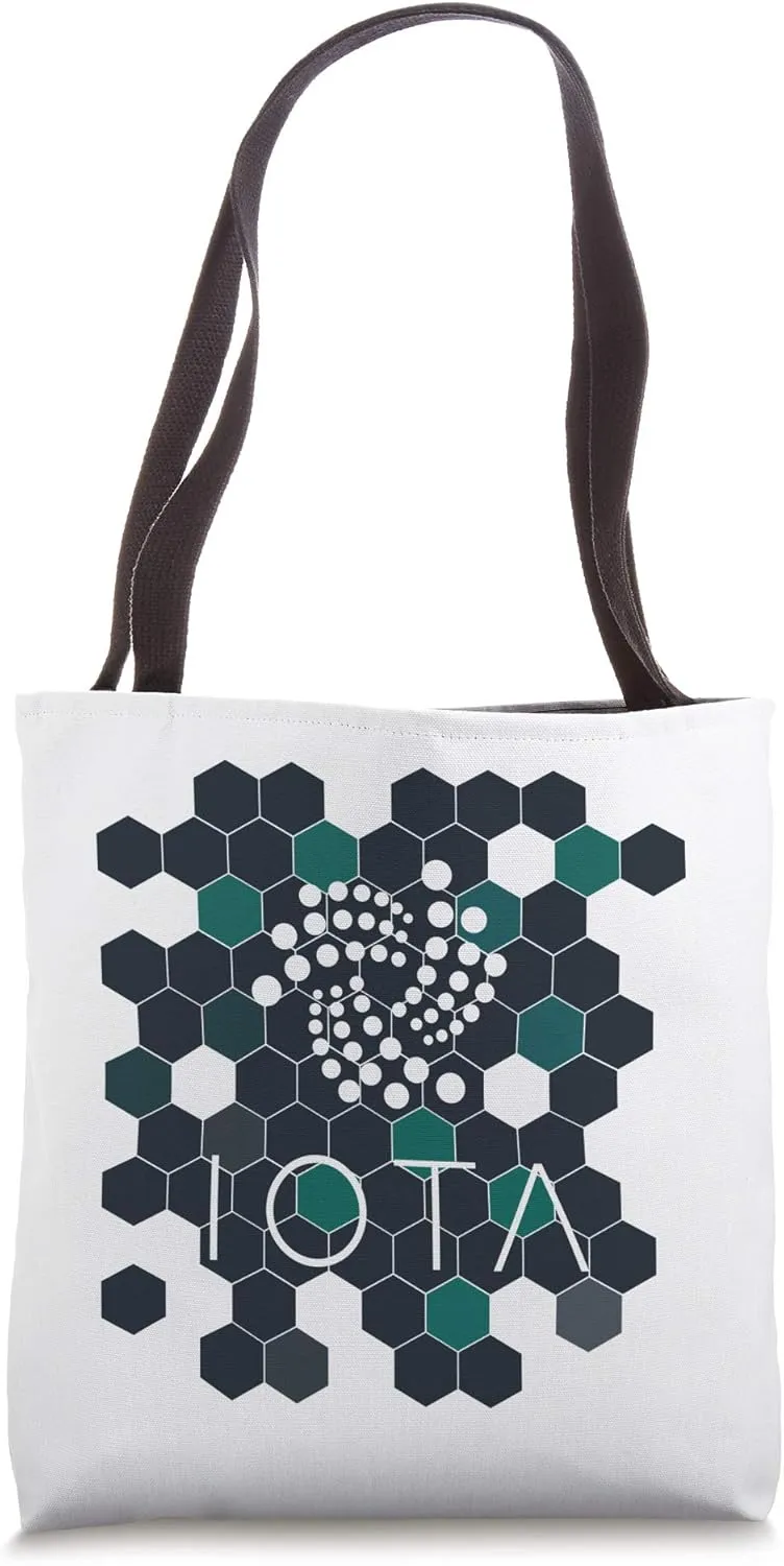 IOTA MIOTA Logo Image Cryptocurrency Tote Bag