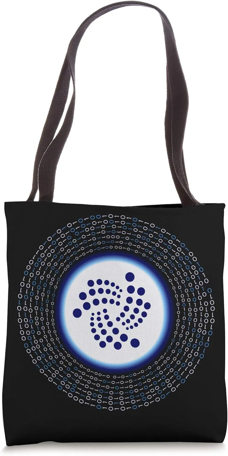 IOTA MIOTA Logo Image Cryptocurrency Tote Bag