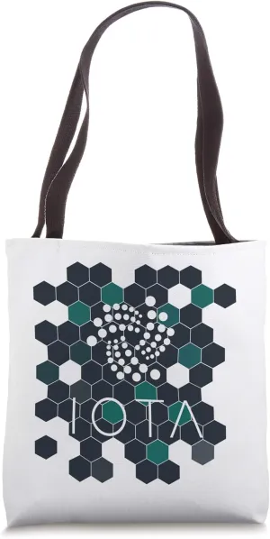 IOTA MIOTA Logo Image Cryptocurrency Tote Bag