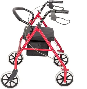 Iron Walker with Wheels Black & Red