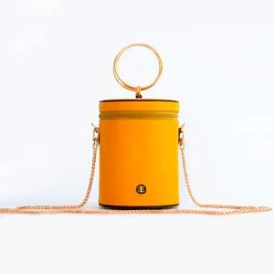 Isabella - Yellow Top Handle Bag