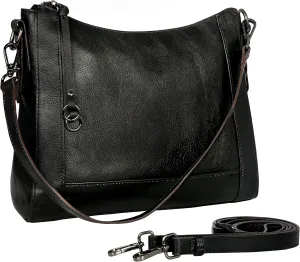 Iswee Genuine Leather Top Handle Purse Designer Shoulder Bag Bucket Bags