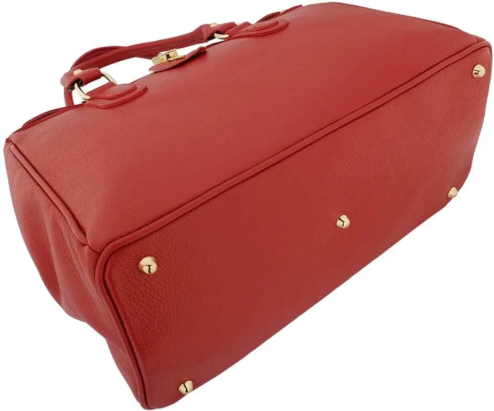 Italian Genuine Leather Top Handle Backpack Purse Shoulder Bag Handbag Rucksack For Women