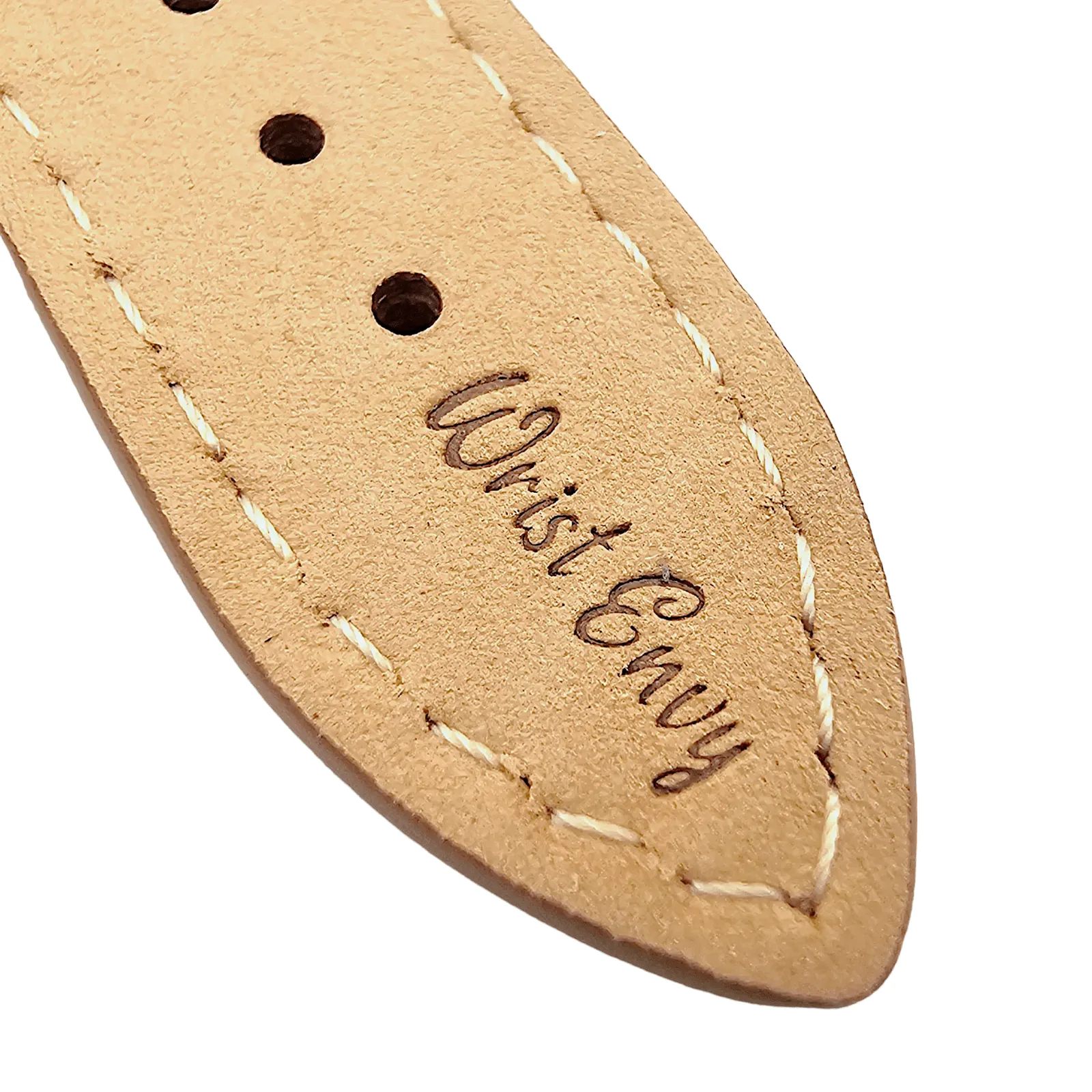Italian Suede Leather Rally Strap Brown 20mm 22mm