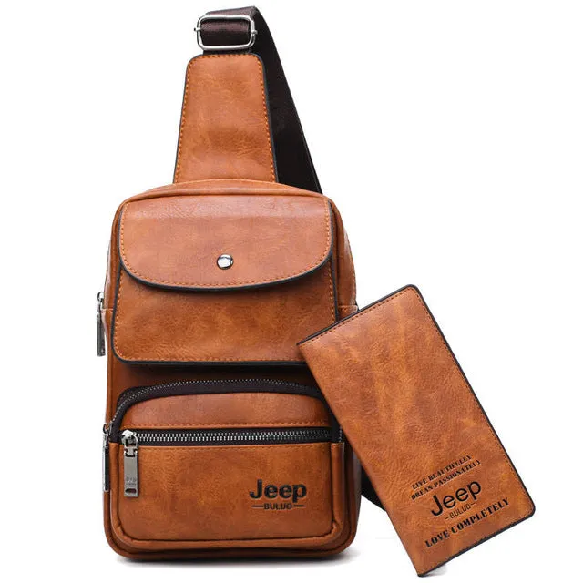 JEEP BULUO Men Chest Bag