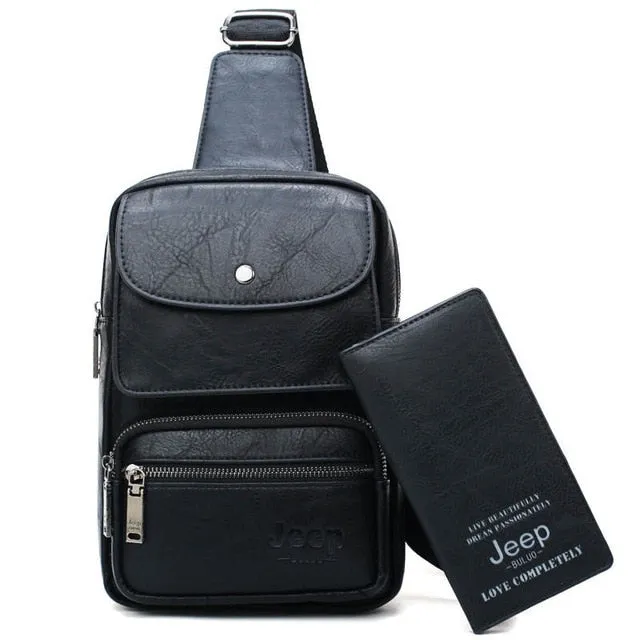 JEEP BULUO Men Chest Bag