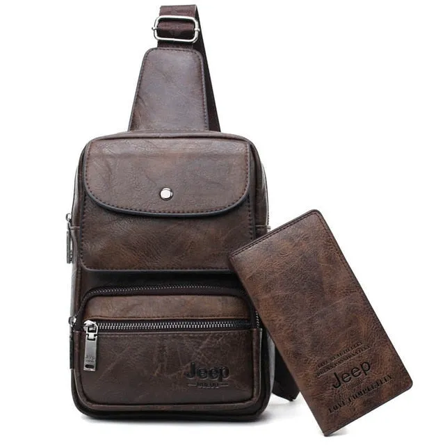 JEEP BULUO Men Chest Bag