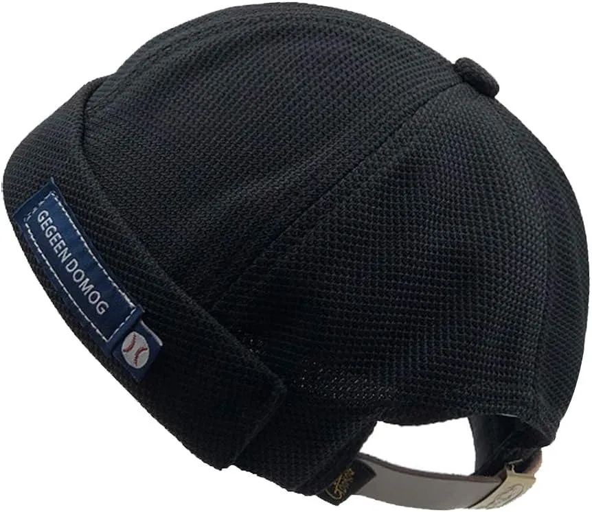 jerague Beanie Hat for Men Women Brimless Cuffed Hat Skullcap Watch Cap Adjustable