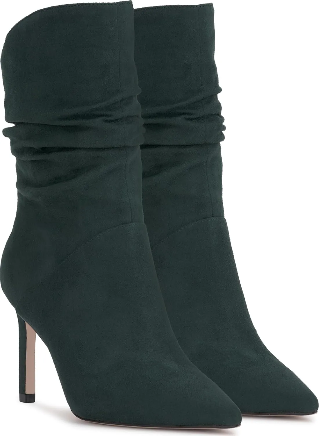 Jessica Simpson Womens Elisti Pull On Stiletto Mid-Calf Boots
