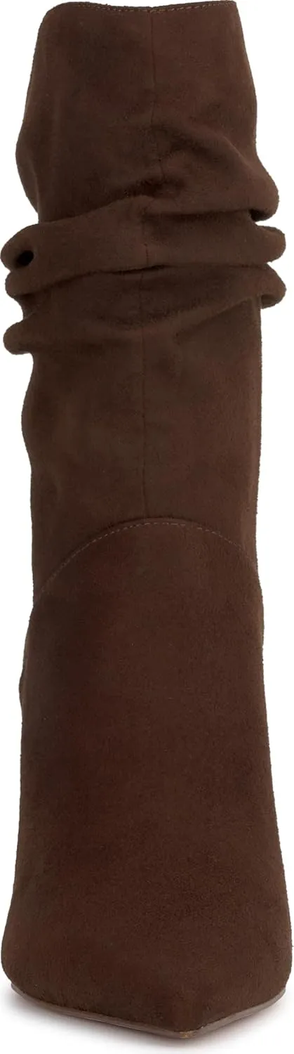 Jessica Simpson Womens Elisti Pull On Stiletto Mid-Calf Boots