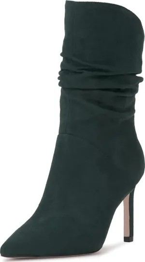 Jessica Simpson Womens Elisti Pull On Stiletto Mid-Calf Boots