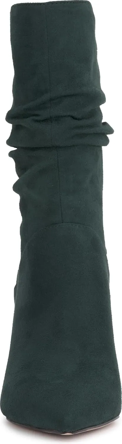 Jessica Simpson Womens Elisti Pull On Stiletto Mid-Calf Boots