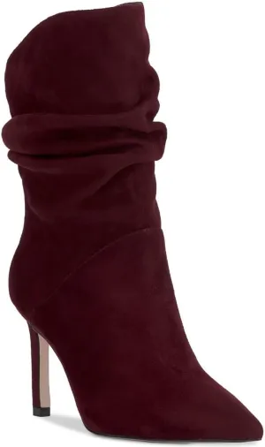 Jessica Simpson Womens Elisti Pull On Stiletto Mid-Calf Boots