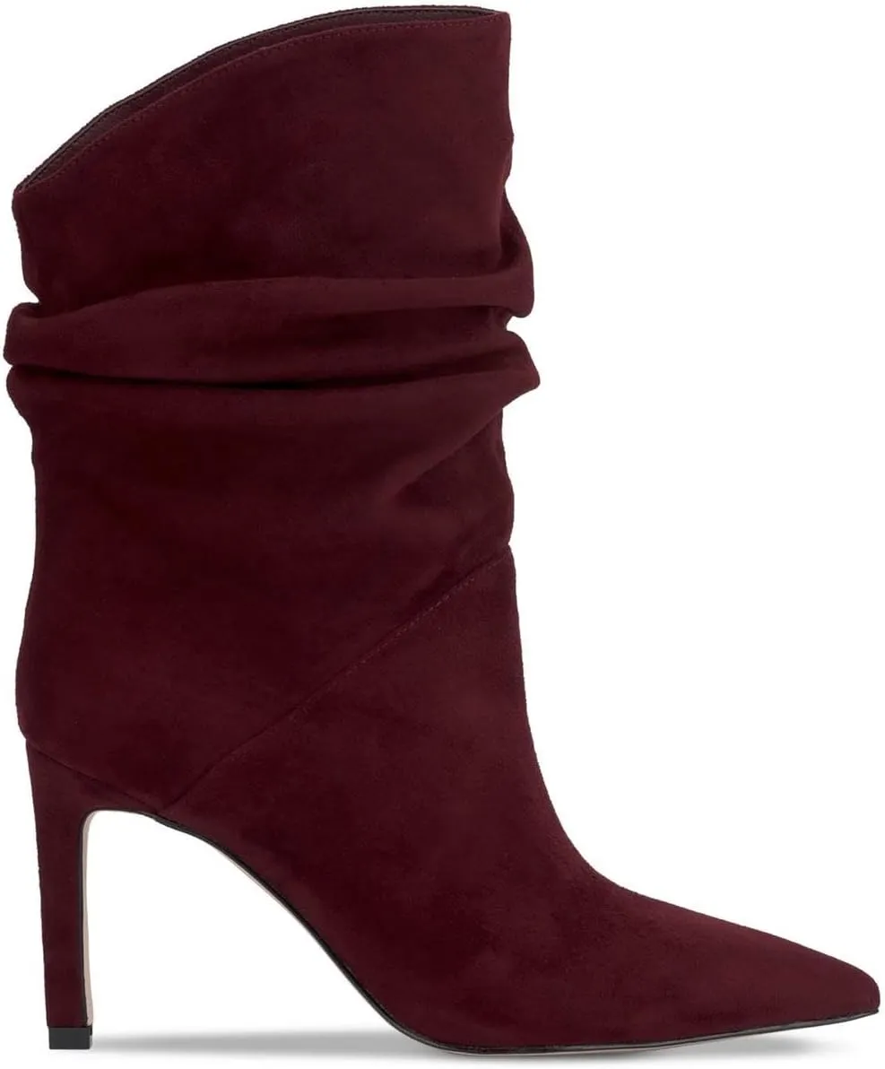 Jessica Simpson Womens Elisti Pull On Stiletto Mid-Calf Boots