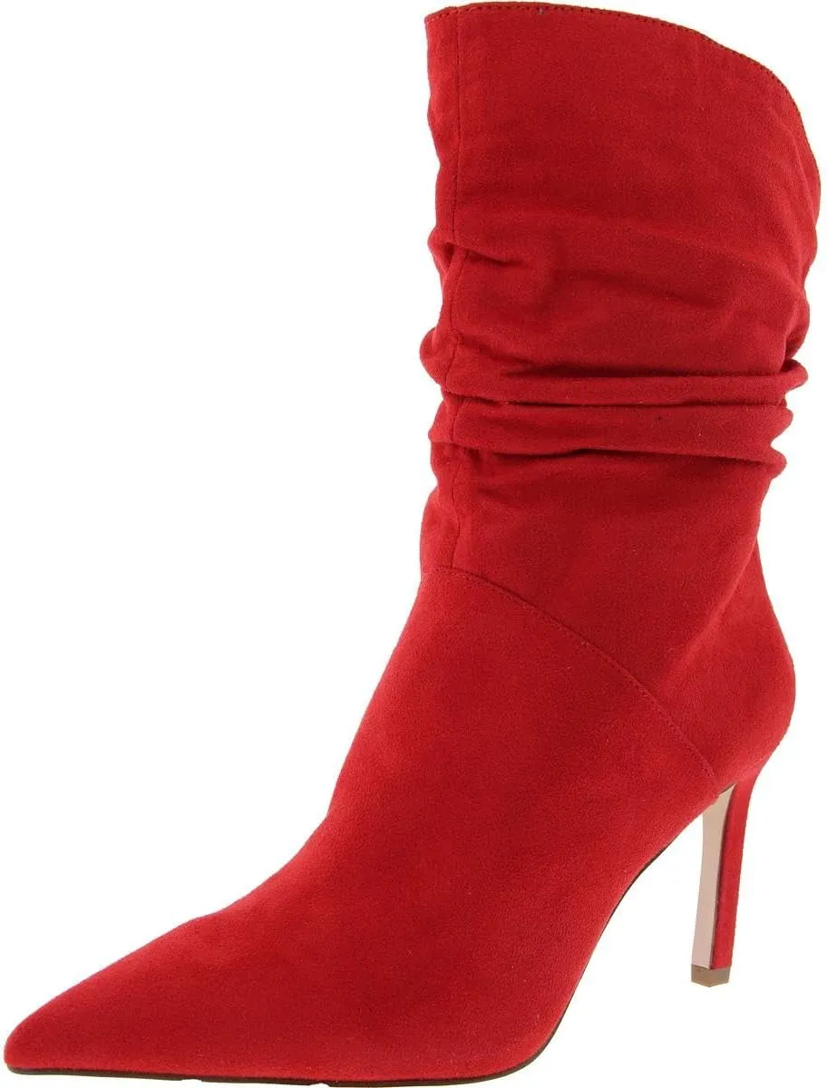 Jessica Simpson Womens Elisti Pull On Stiletto Mid-Calf Boots