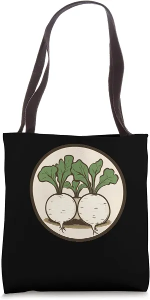 Jicama Round Logo Tote Bag