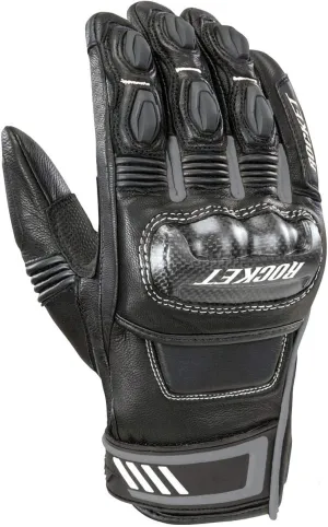 Joe Rocket Men's Highside Motorcycle Glove (Black/Grey, Medium) (1964-1003)