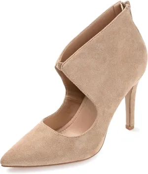 Journee Collection Womens Junnper Faux Suede Booties
