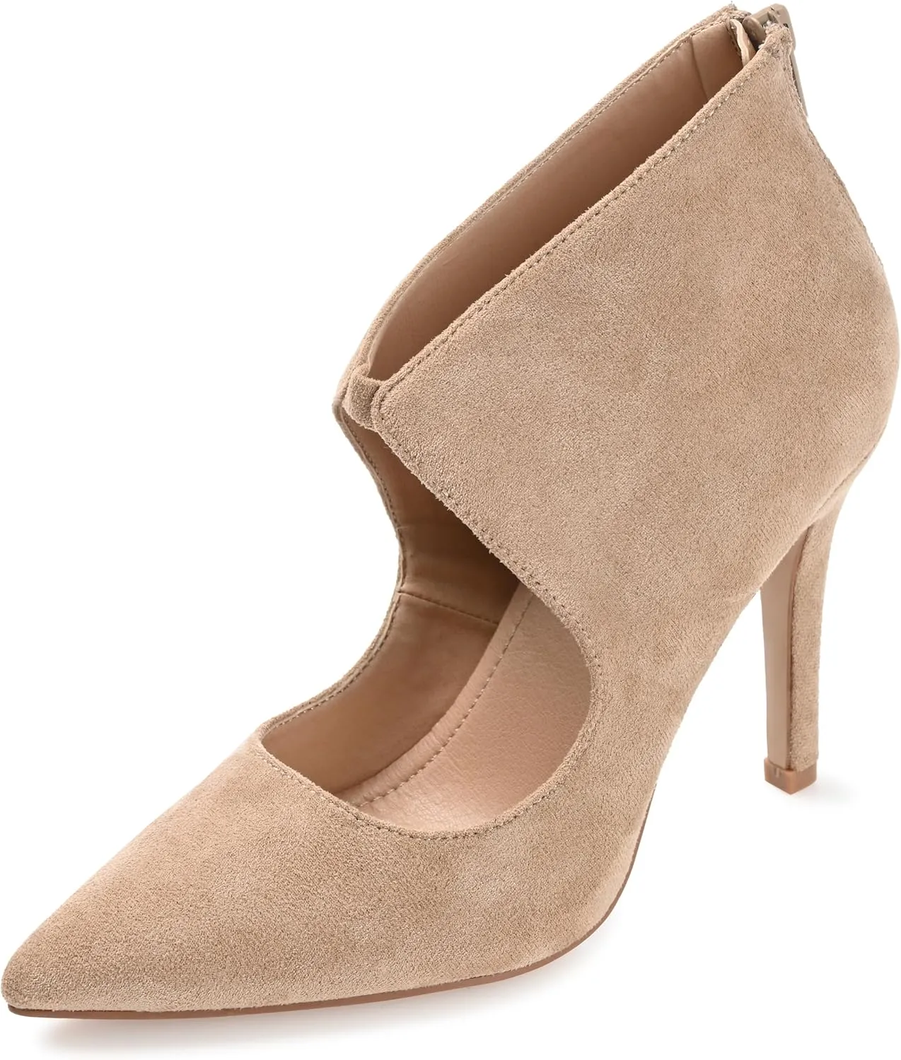 Journee Collection Womens Junnper Faux Suede Booties