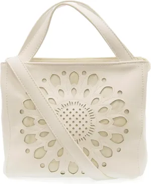 Joy Susan Women's Fashion Purse Flora Laser Cut Out Handbag