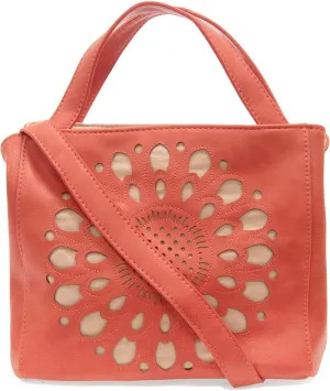 Joy Susan Women's Fashion Purse Flora Laser Cut Out Handbag