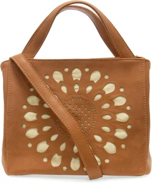Joy Susan Women's Fashion Purse Flora Laser Cut Out Handbag