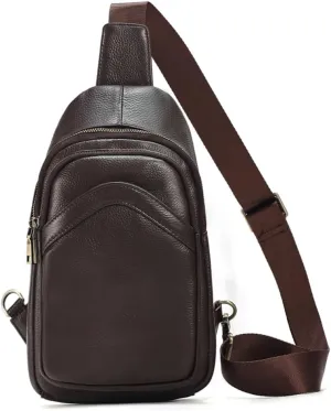 JOYIR Genuine Leather Sling Bag for Man Luxury Crossbody Bag Men Fasion Shoulder Bag for Men