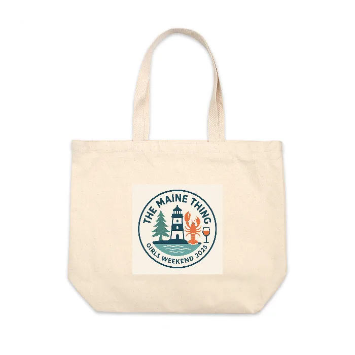 Jumbo Cotton Canvas Tote Bag