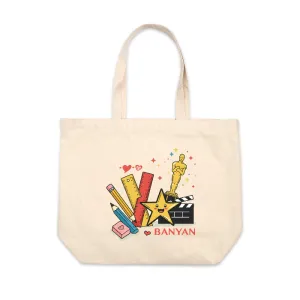 Jumbo Cotton Canvas Tote Bag