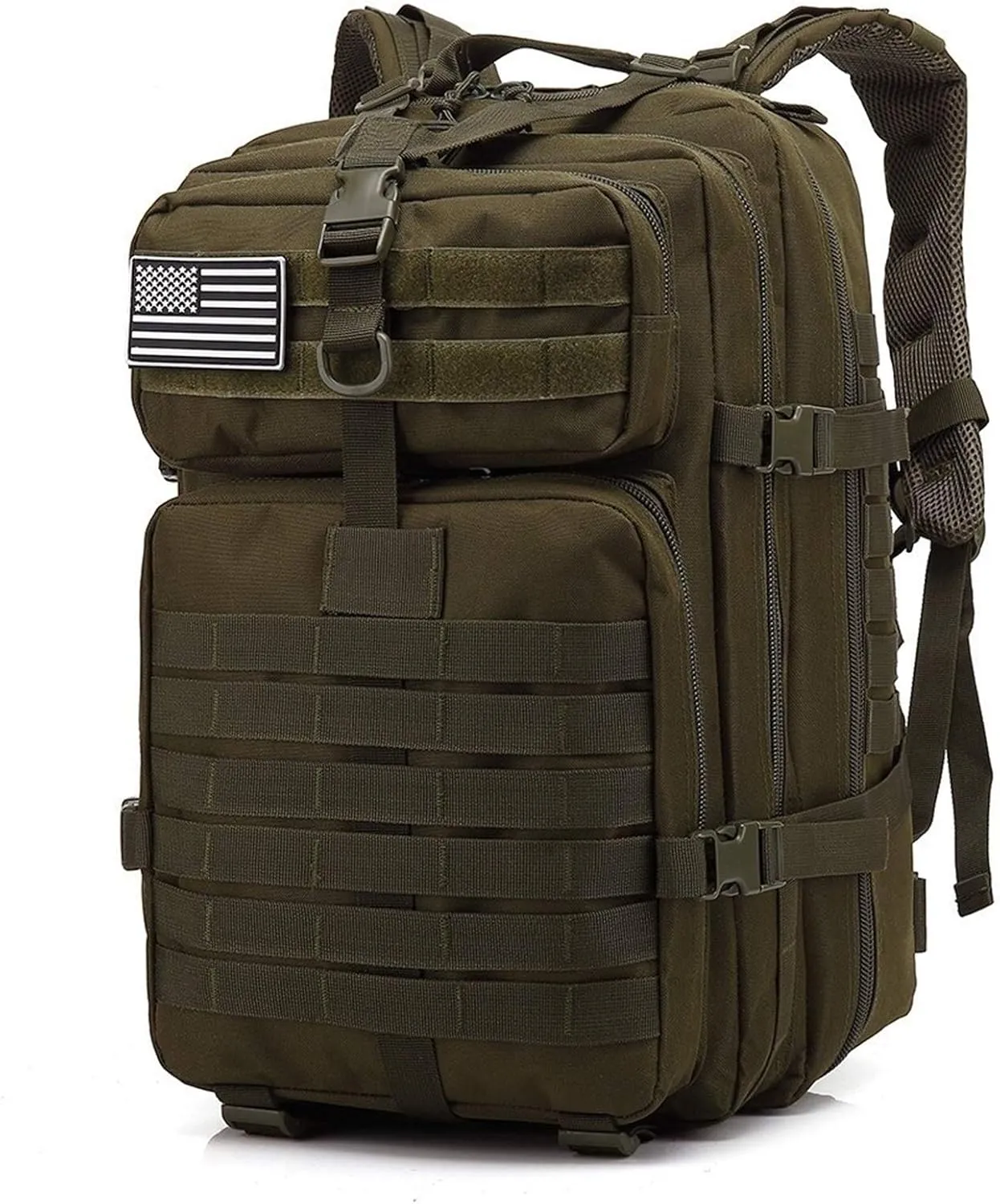 Jungle Leopard 50L Nylon Waterproof Trekking Fishing Hunting Bag Backpack Outdoor Military Rucksacks Tactical Sports Camping Hiking (Color : TBP001-ACU)