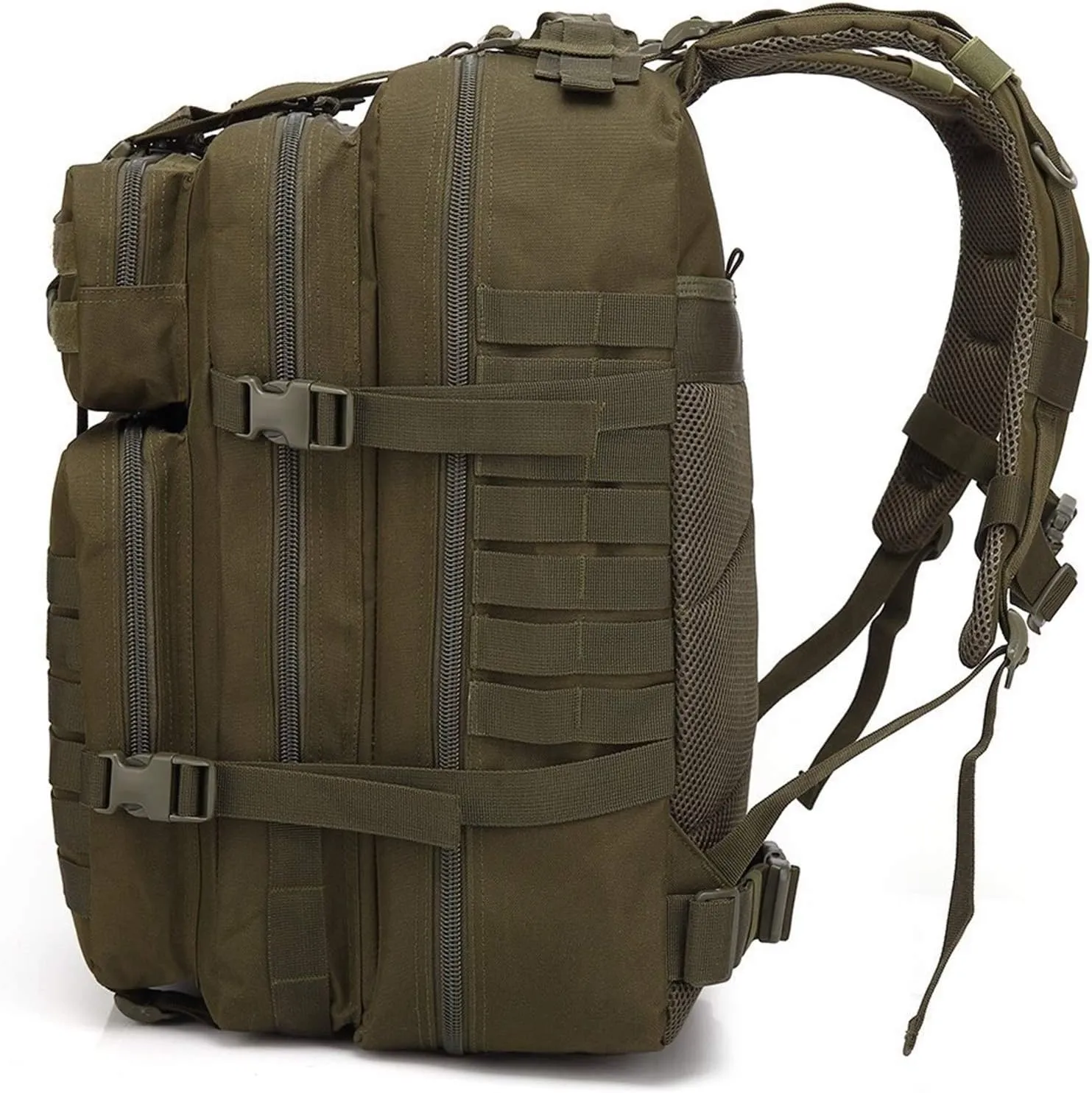 Jungle Leopard 50L Nylon Waterproof Trekking Fishing Hunting Bag Backpack Outdoor Military Rucksacks Tactical Sports Camping Hiking (Color : TBP001-ACU)