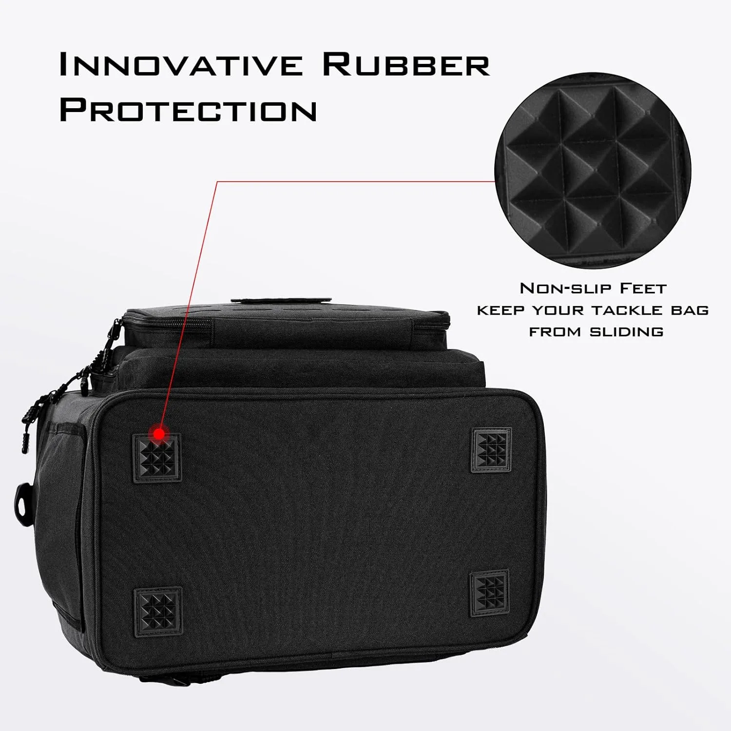 KastKing Fishing Tackle Bags - Saltwater & Freshwater Fishing Bags - Water Resistant, Padded Shoulder Strap - Gear Storage