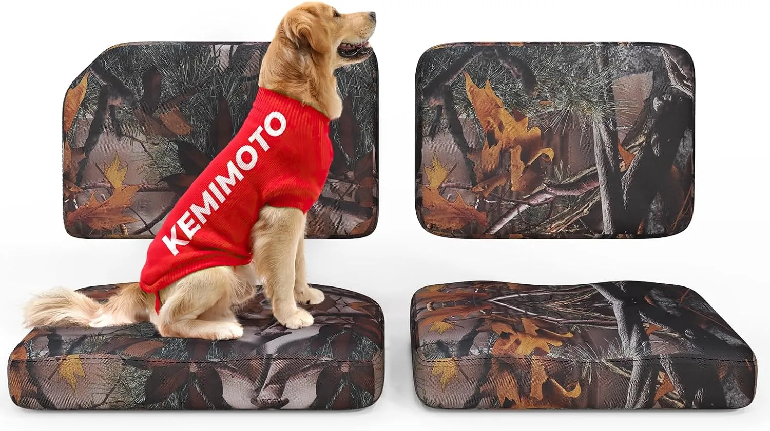 KEMIMOTO Seat Covers Camo Compatible with Kubota RTV X900, RTV X1100, RTV X1120D and 1140 2014-2021, Compatible with Kubota Sidekick RTV-XG850