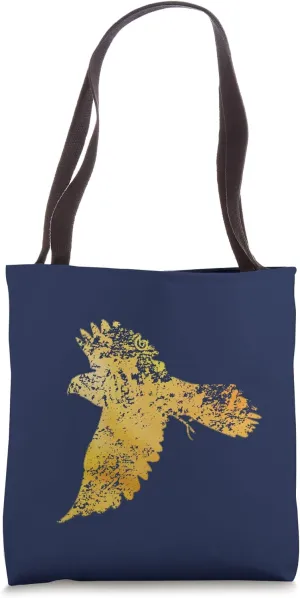 Kestrel - Vintage Kestrel Design - American Kestrel Falcon Tote Bag