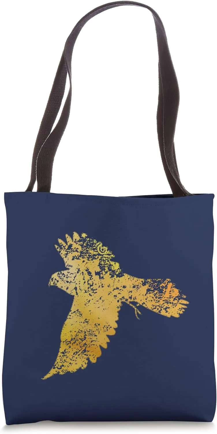 Kestrel - Vintage Kestrel Design - American Kestrel Falcon Tote Bag