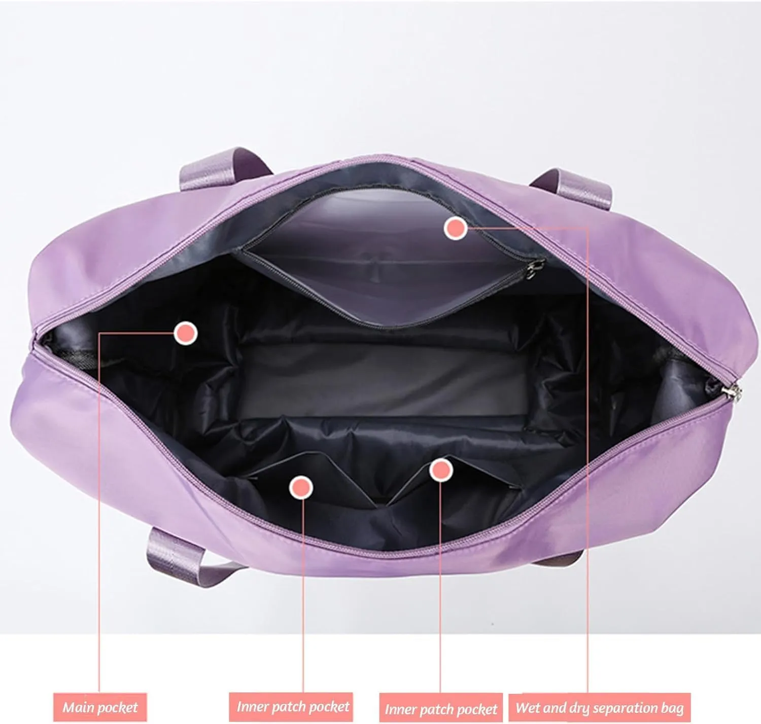 Klarson Expandable Bag With Wheels,Klarson Travel Bag,Klarson Duffle Bag,Foldable Duffle Bag With Wheels,Collapsible Luggage With Wheels,Collapsible Luggage,Foldable Suitcase (Pink)