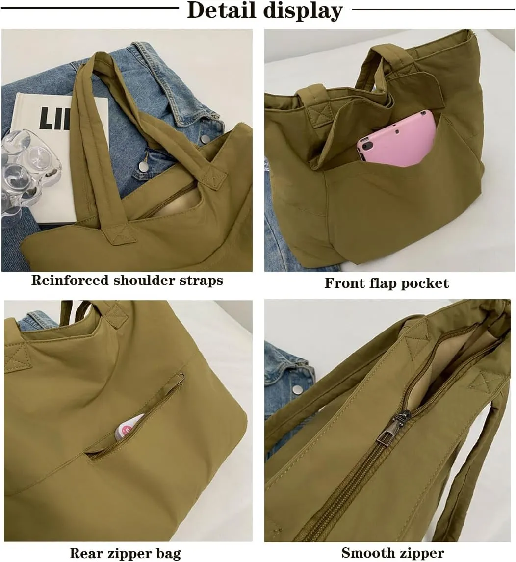 Korean version Japanese women's handbag Women's casual high-capacity commuting nylon shoulder bag