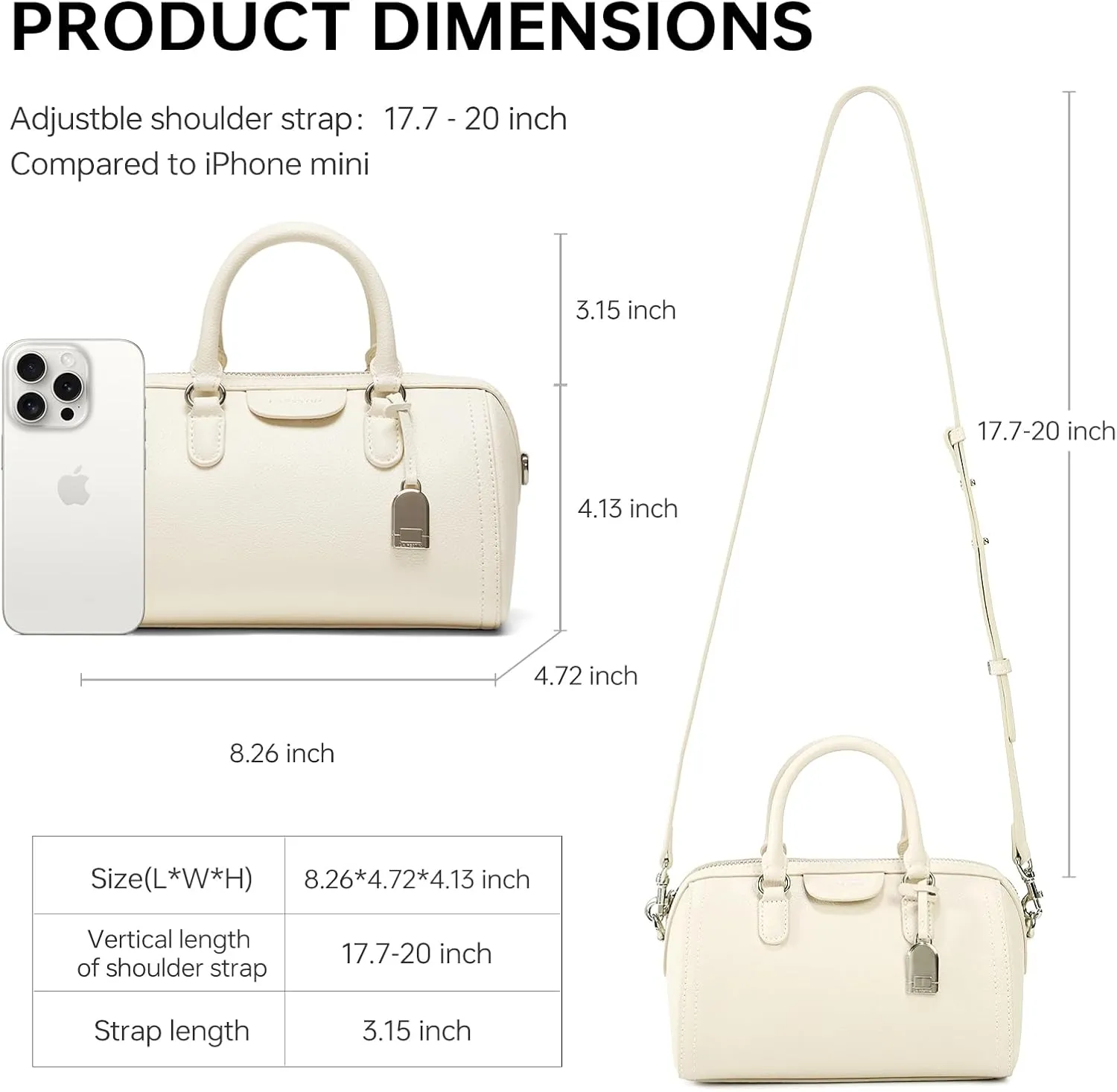 LA FESTIN Handbags for Women : Top Handle Tote Bag with Zipper for Travel
