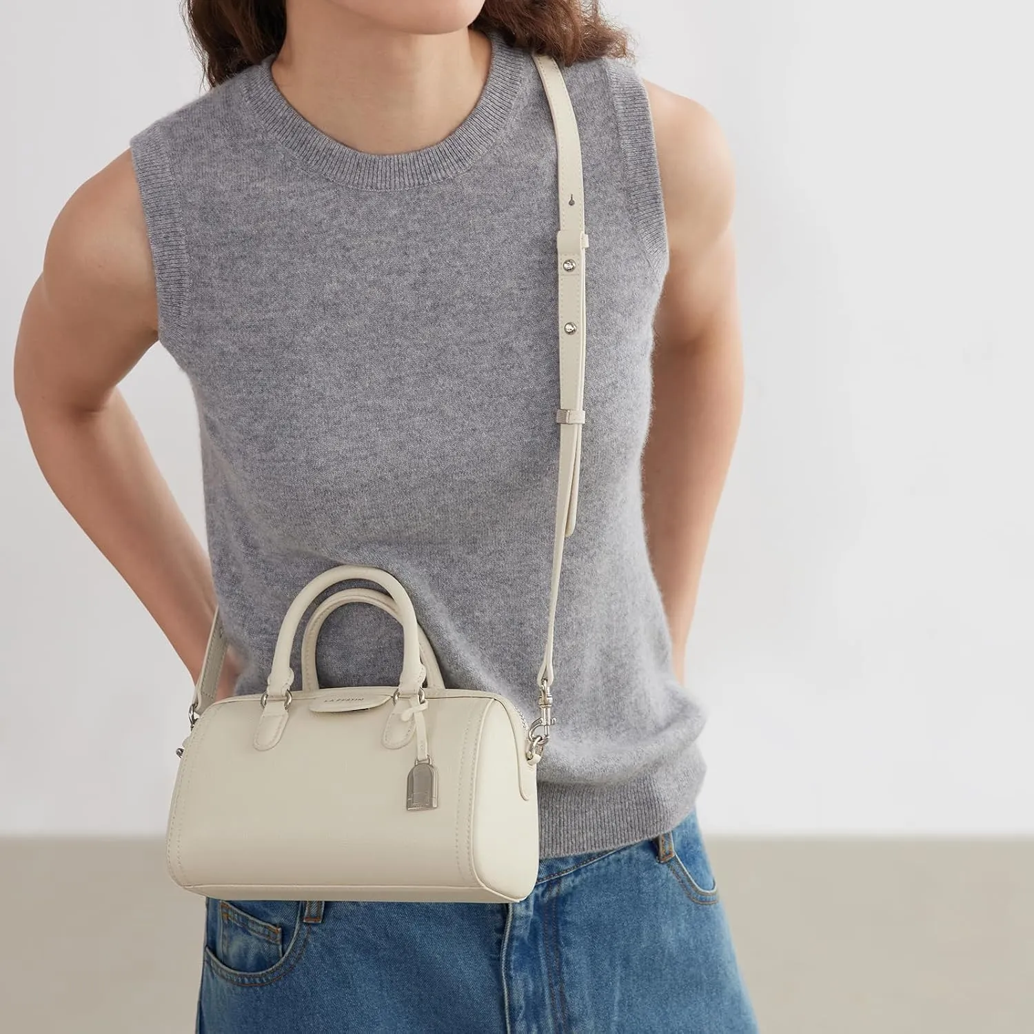 LA FESTIN Handbags for Women : Top Handle Tote Bag with Zipper for Travel