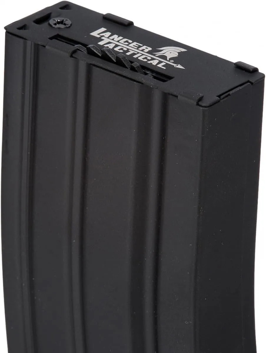 Lancer Tactical Gen 2 High Cpacity 300 Round AEG Airsoft Training Steel Metal Magazine