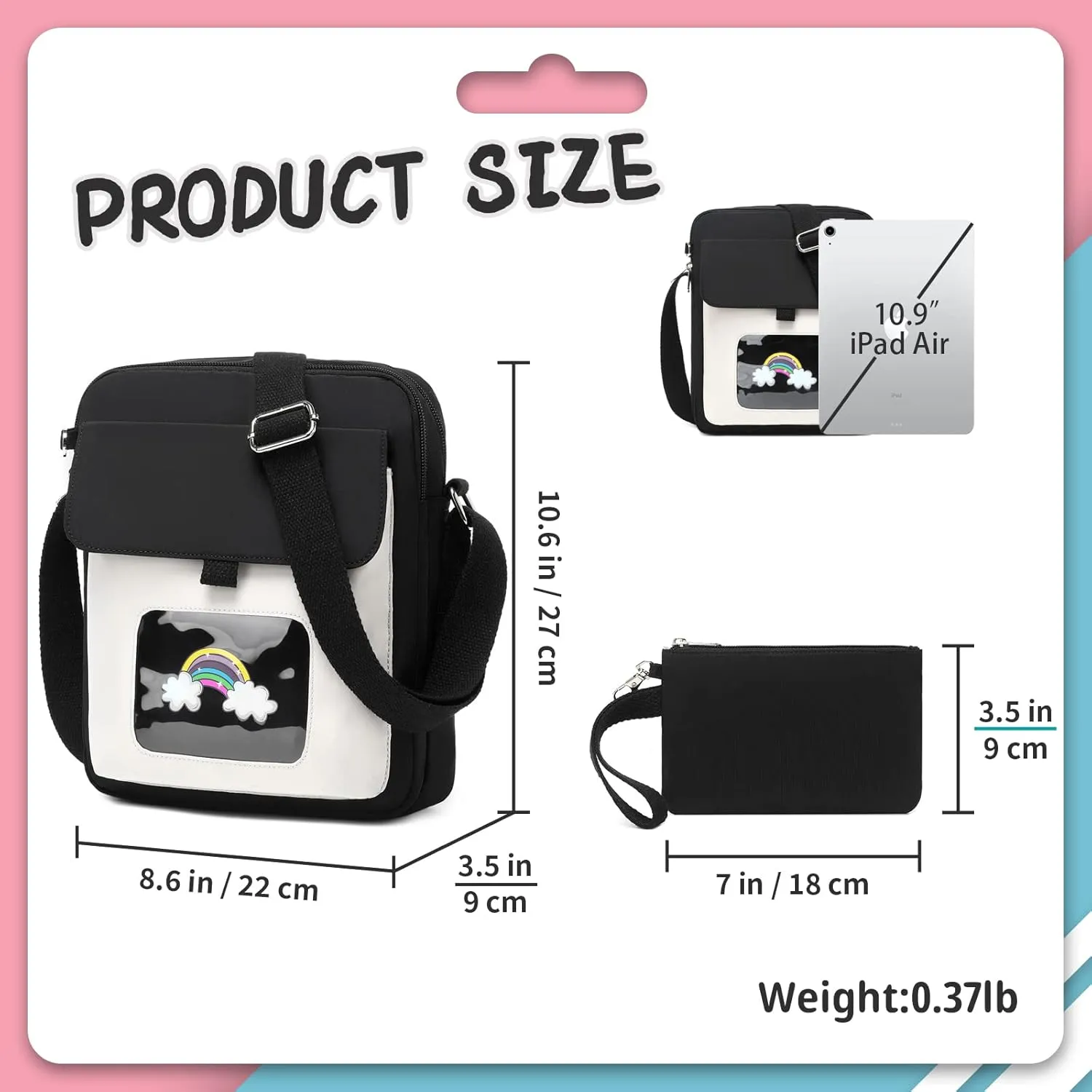 Lanola Lightweight Small Messenger Shoulder Bag,Crossbody Bag Purse for Girls Gift for Preteen/Teen Little Kids