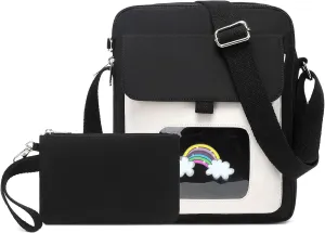 Lanola Lightweight Small Messenger Shoulder Bag,Crossbody Bag Purse for Girls Gift for Preteen/Teen Little Kids