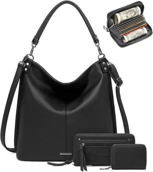 lapsting Hobo Bags for Women Handbags Purse Ladies Boho Shoulder Bag Crossbody Purses Faux Leather