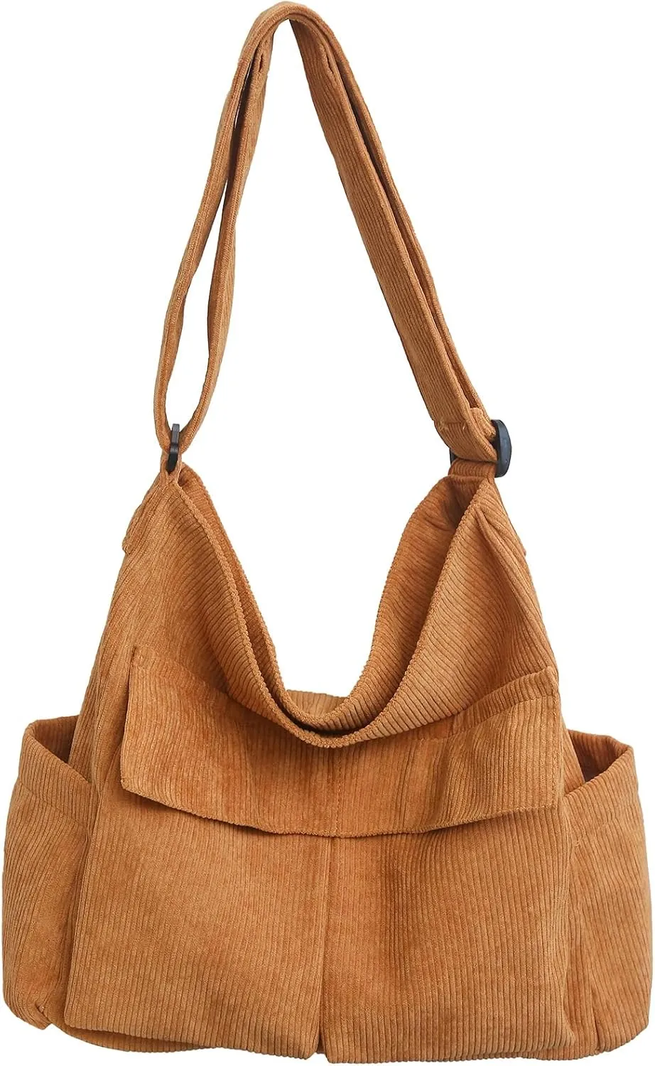 Large Corduroy Tote Bag for Women with Pocket,Hobo Crossbody Bags for Women Shoulder Bag Men Purses and Handbags