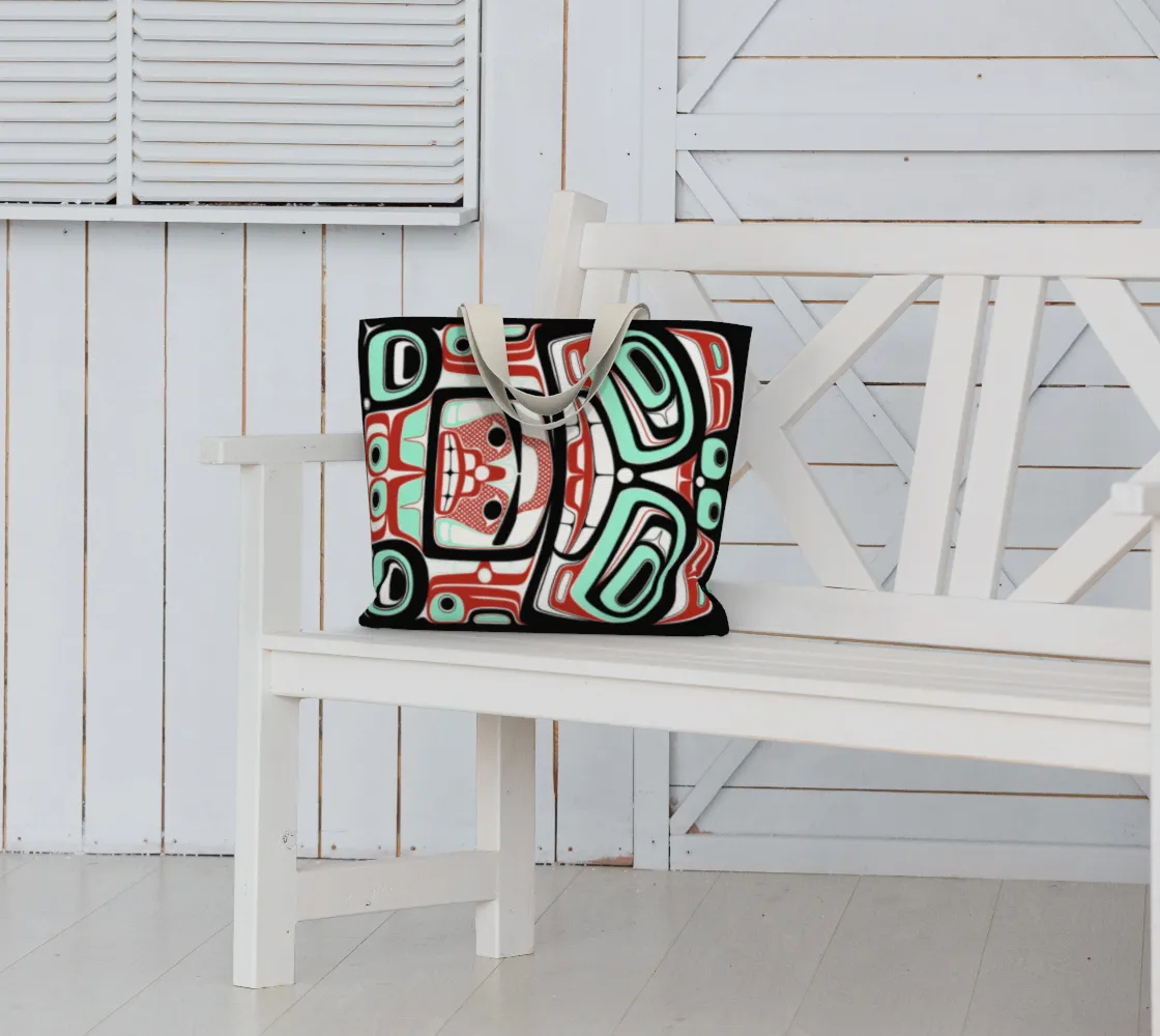 Large tote bag-Haida Box fig.60