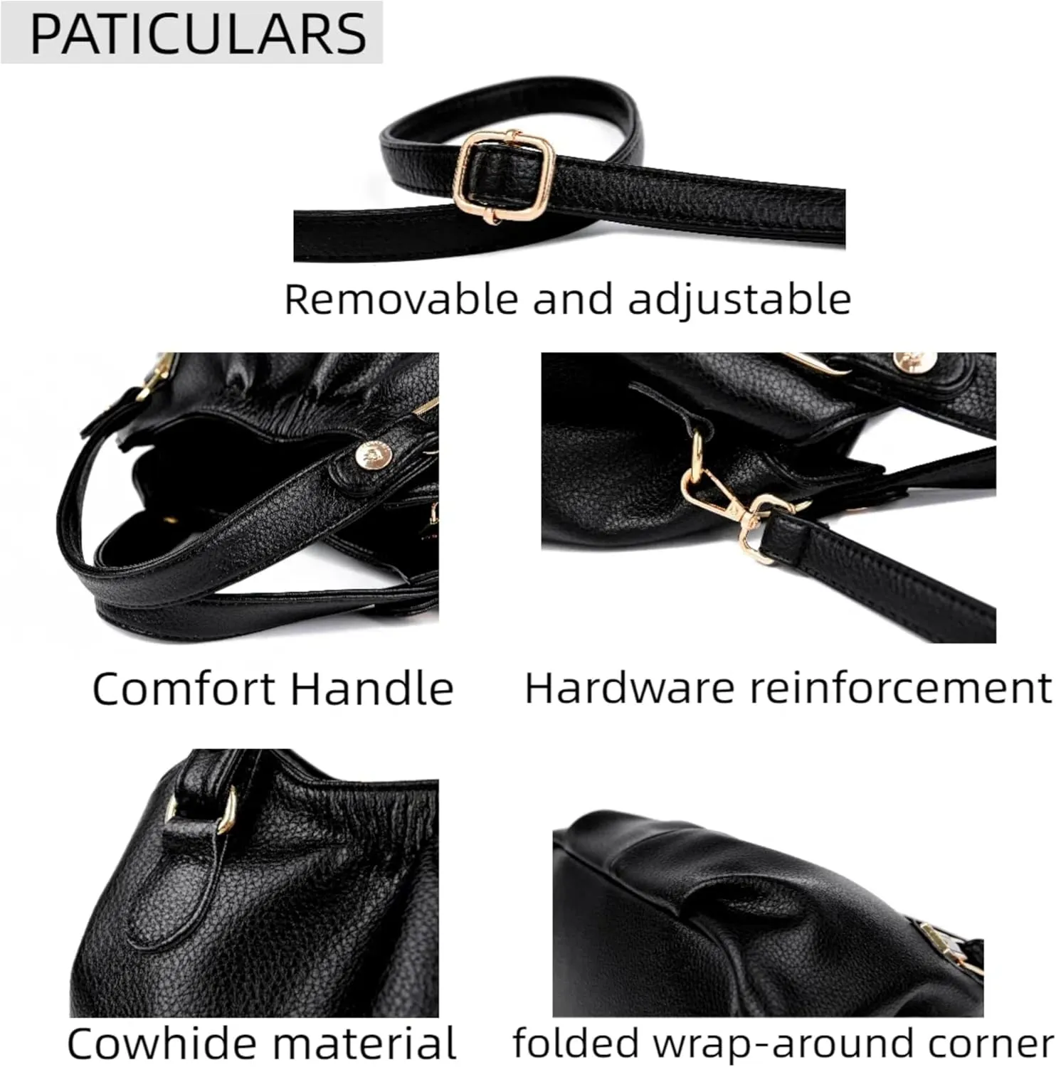 Large wrinkled Cross body Tote Bag Top Handle Bag For Women Travel Shoulder Bag